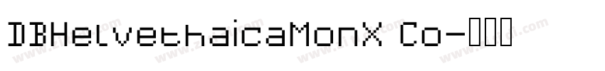 DBHelvethaicaMonX Co字体转换